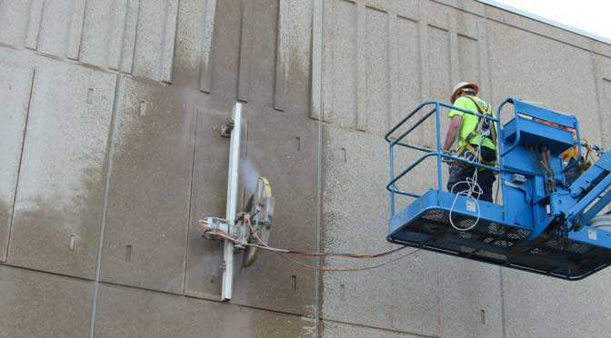 Precast Concrete Wall Sawing Kansas City