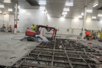 Industrial Concrete Slab Removal
