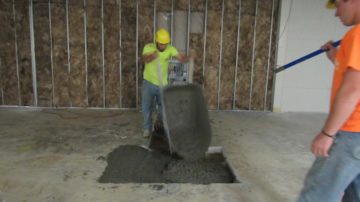 Concrete Pour Back Kansas City