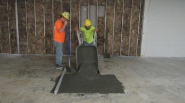 Concrete Pour Back Kansas City